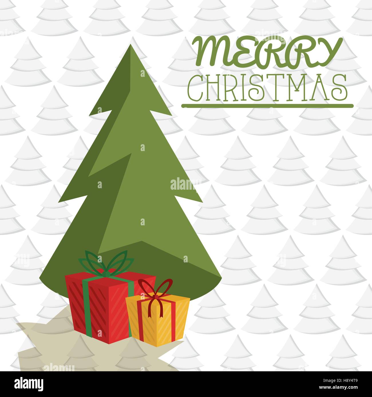 Pine tree of Christmas season design Stock Vector Image & Art - Alamy