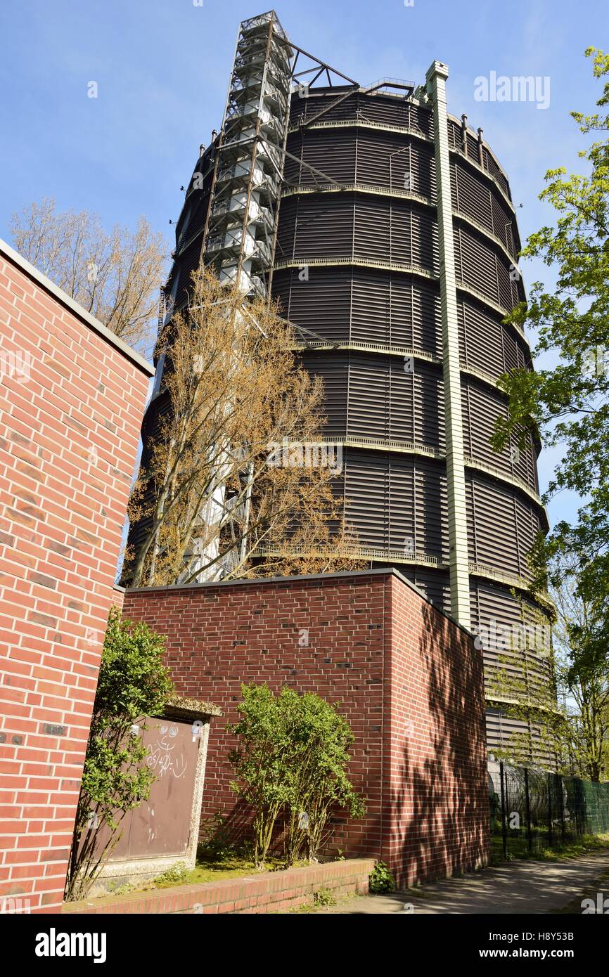 Gasometer Oberhausen in Germany Stock Photo