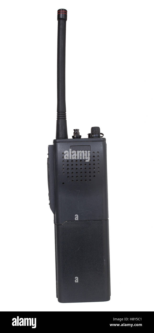 Handheld two way radio designed for higher frequencies Stock Photo Alamy