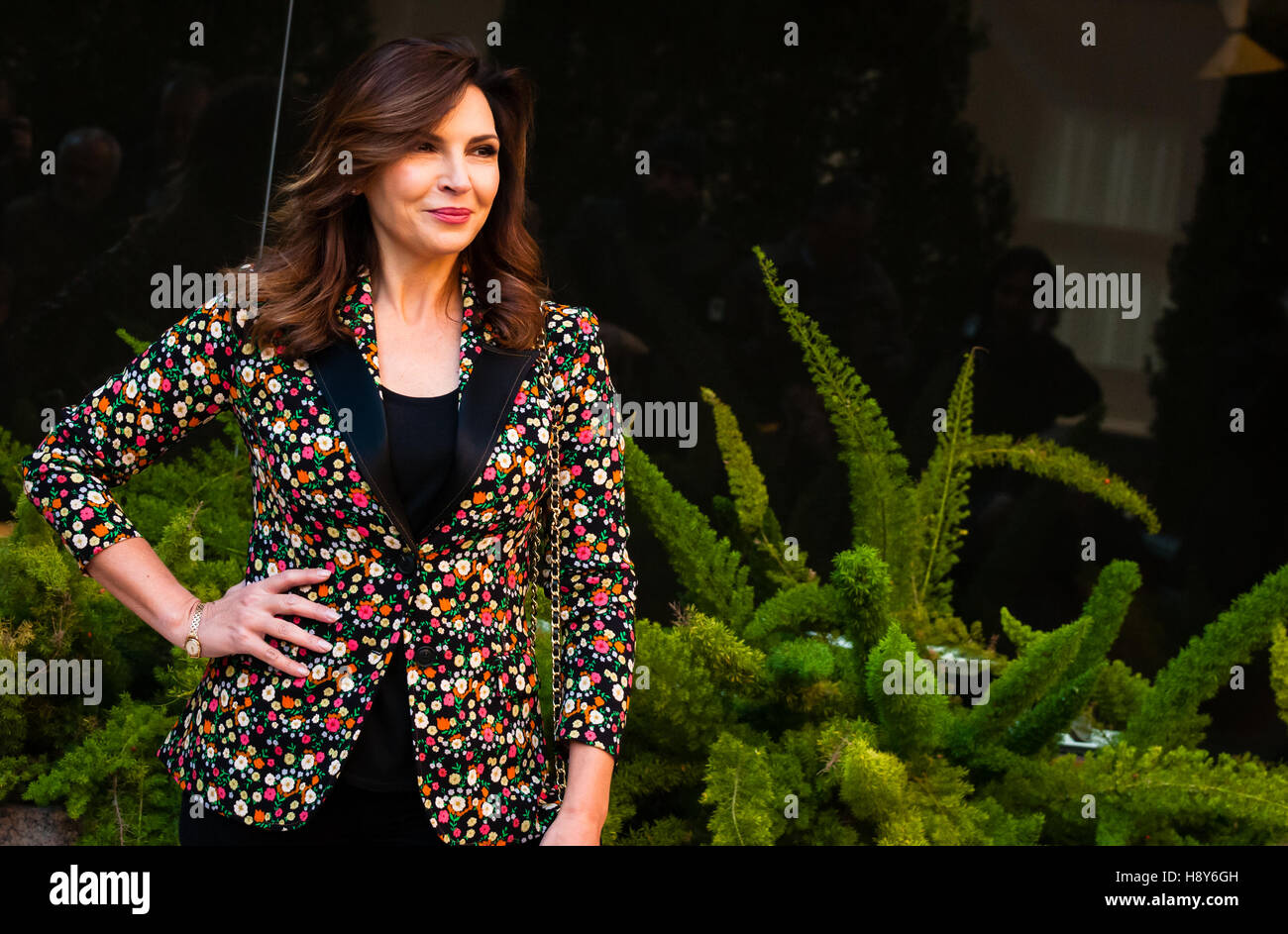 Roma, Italy. 16th Nov, 2016. Maria Pia Calzone during photocall of 'La Cena di Natale', a film by Marco Ponti. © Andrea Bracaglia/Pacific Press/Alamy Live News Stock Photo