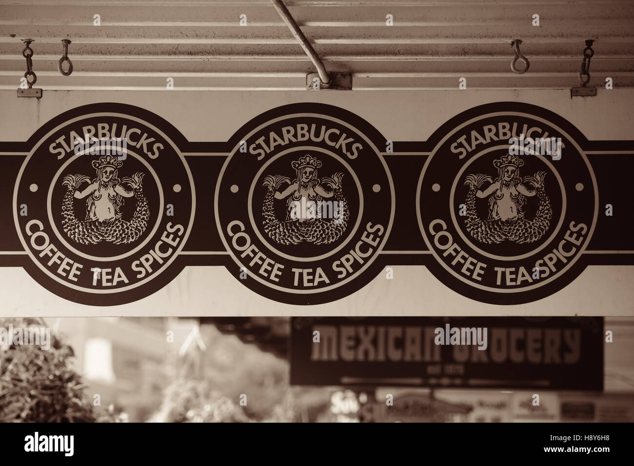 Original Starbucks Seattle Stock Photos Original Starbucks Seattle Stock Photos