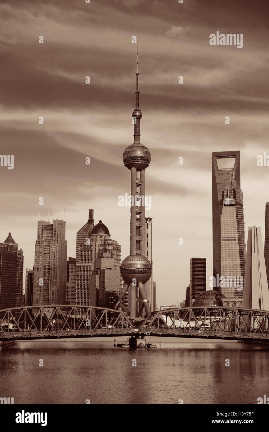 Shanghai China Jun 1 City View With Oriental Pear Tower On June 1 2013 In Shanghai Shanghai China Jun 1 City View With Oriental Pear Tower On June 1 2013 In Shanghai