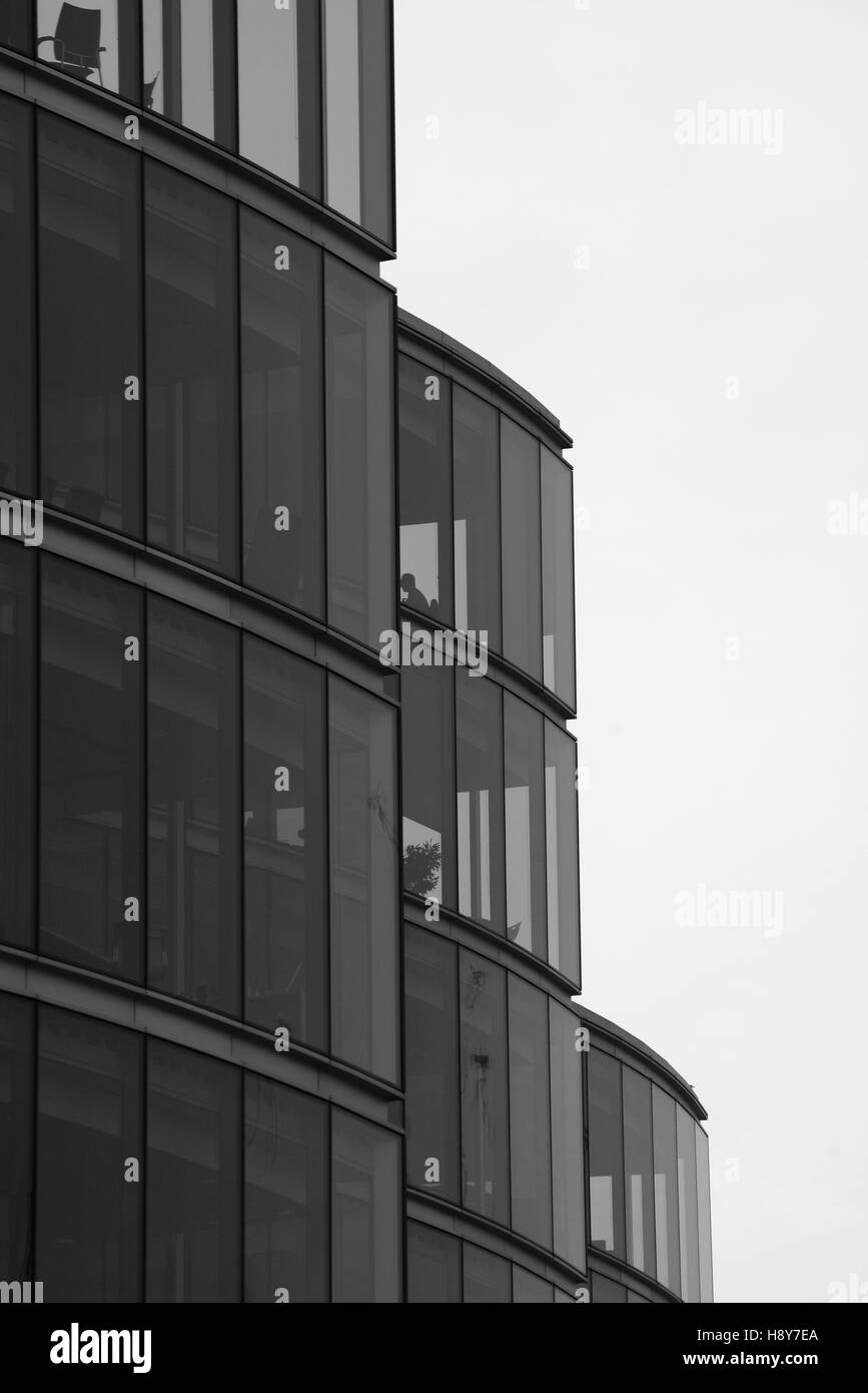 Modern office building in London business district Stock Photo Alamy