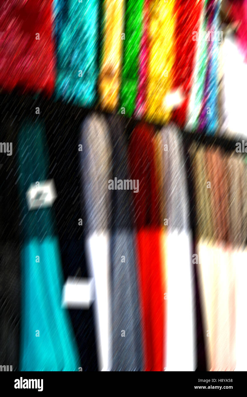 blur in iran scarf in a market texture abstract of colors and bazaar ...