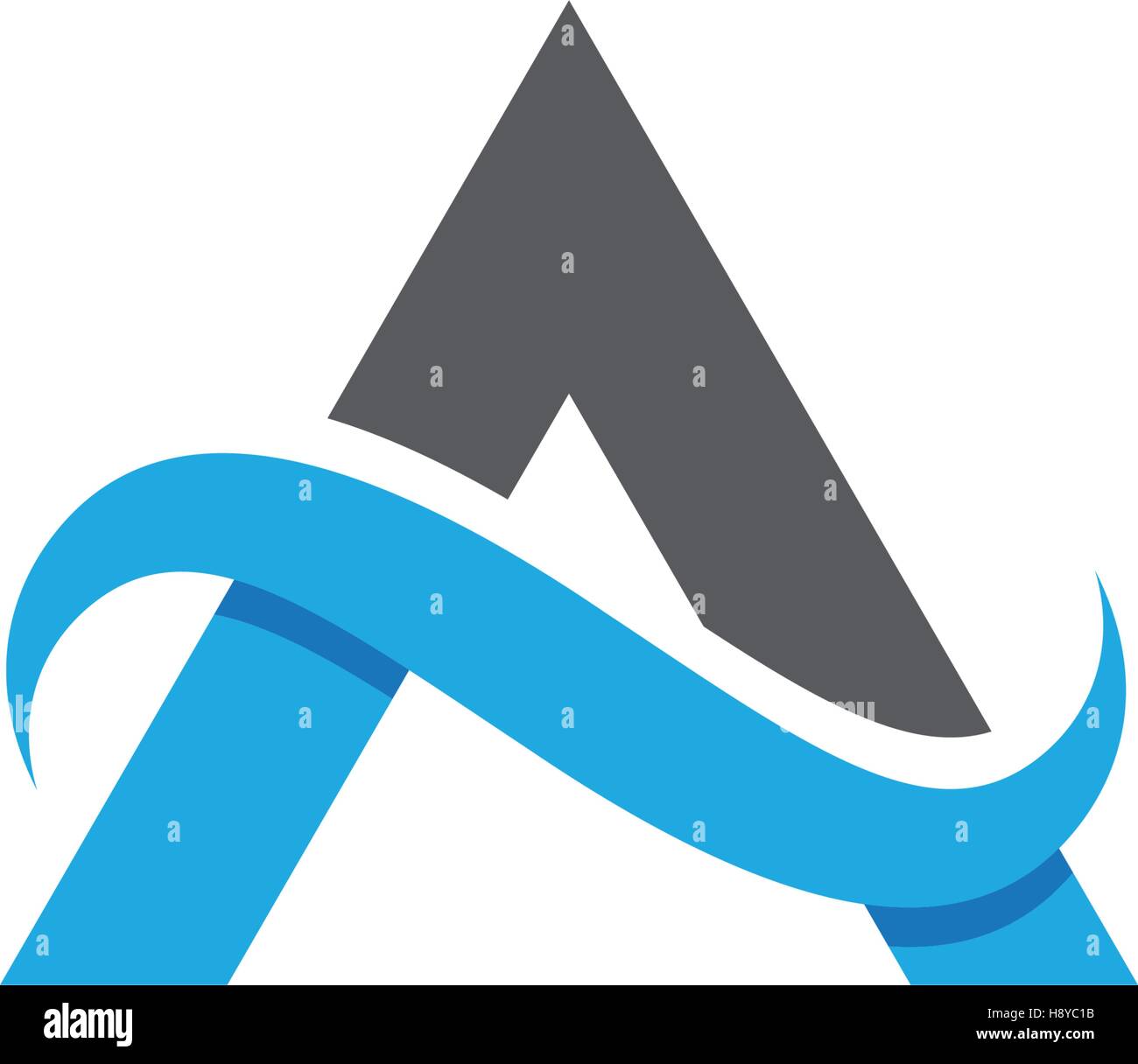 A Letter Logo Business Template Vector icon Stock Vector Image & Art ...