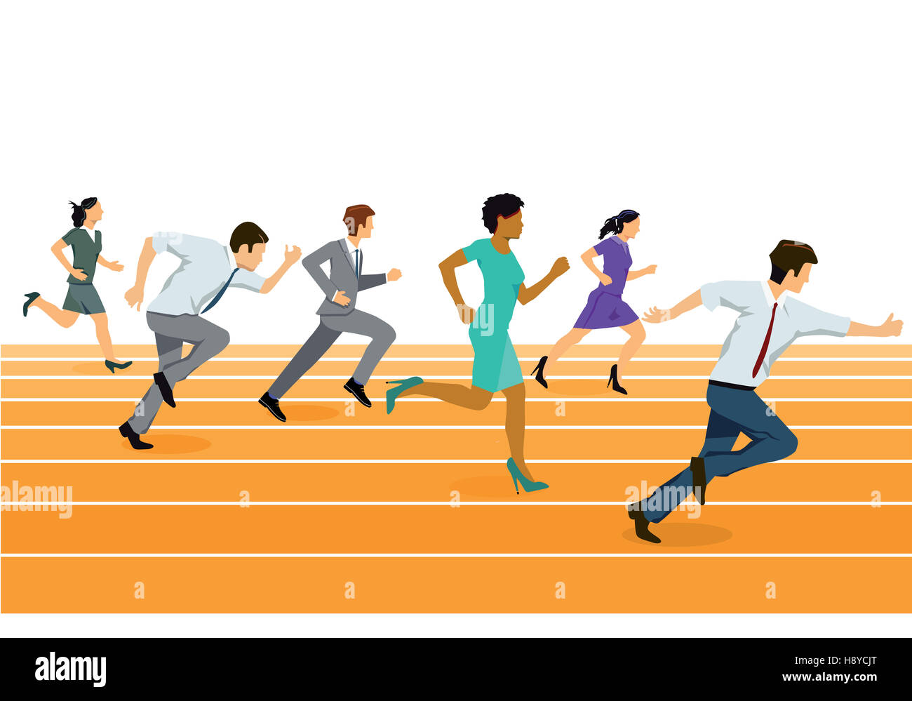 career runner, personal, business Stock Photo Alamy