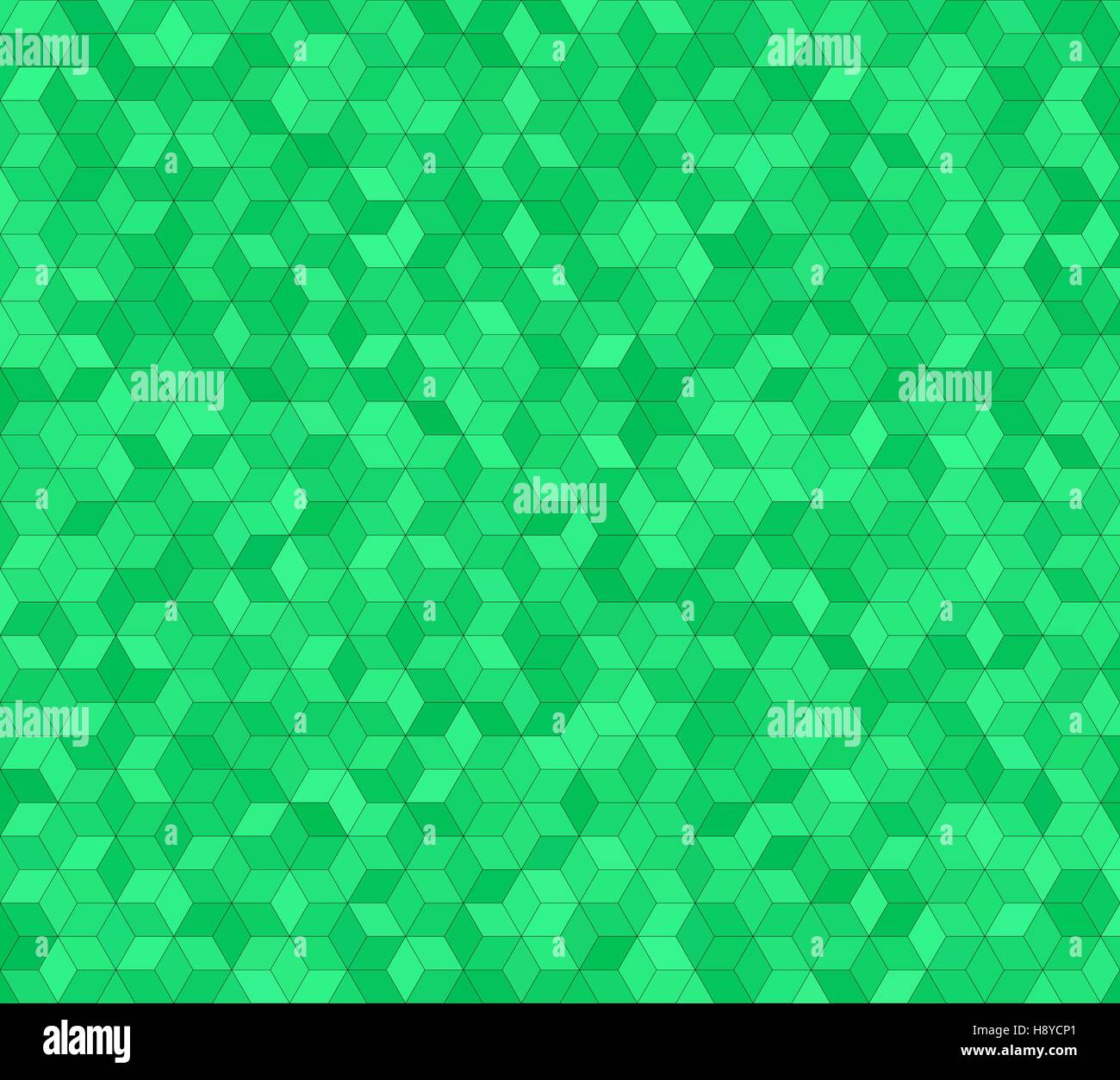 Green 3d cube mosaic pattern background design Stock Vector Image & Art ...