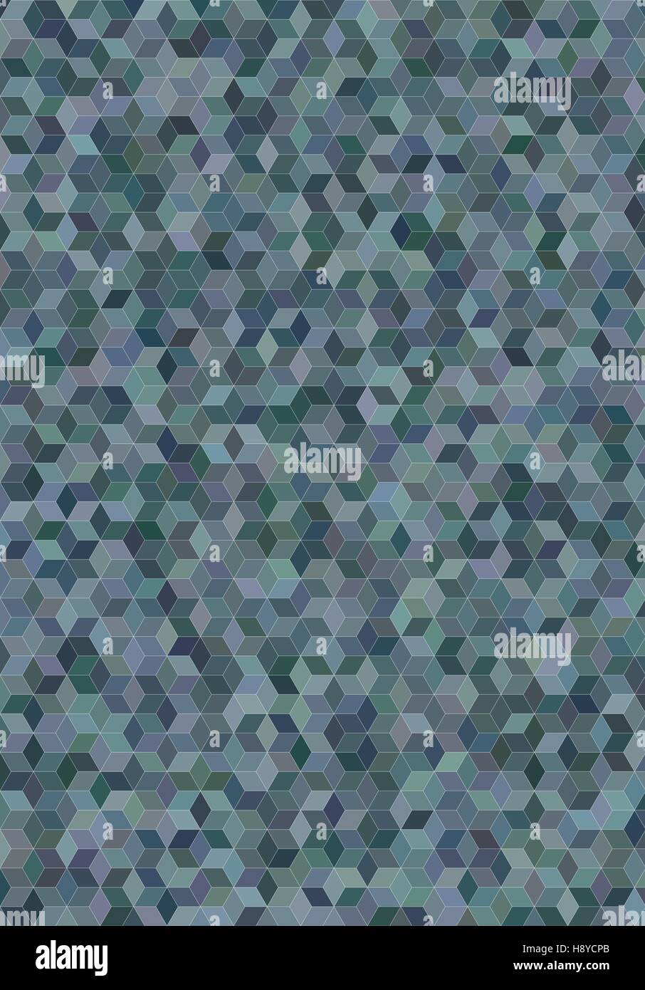 Abstract 3d cube mosaic pattern background Stock Vector Image & Art - Alamy