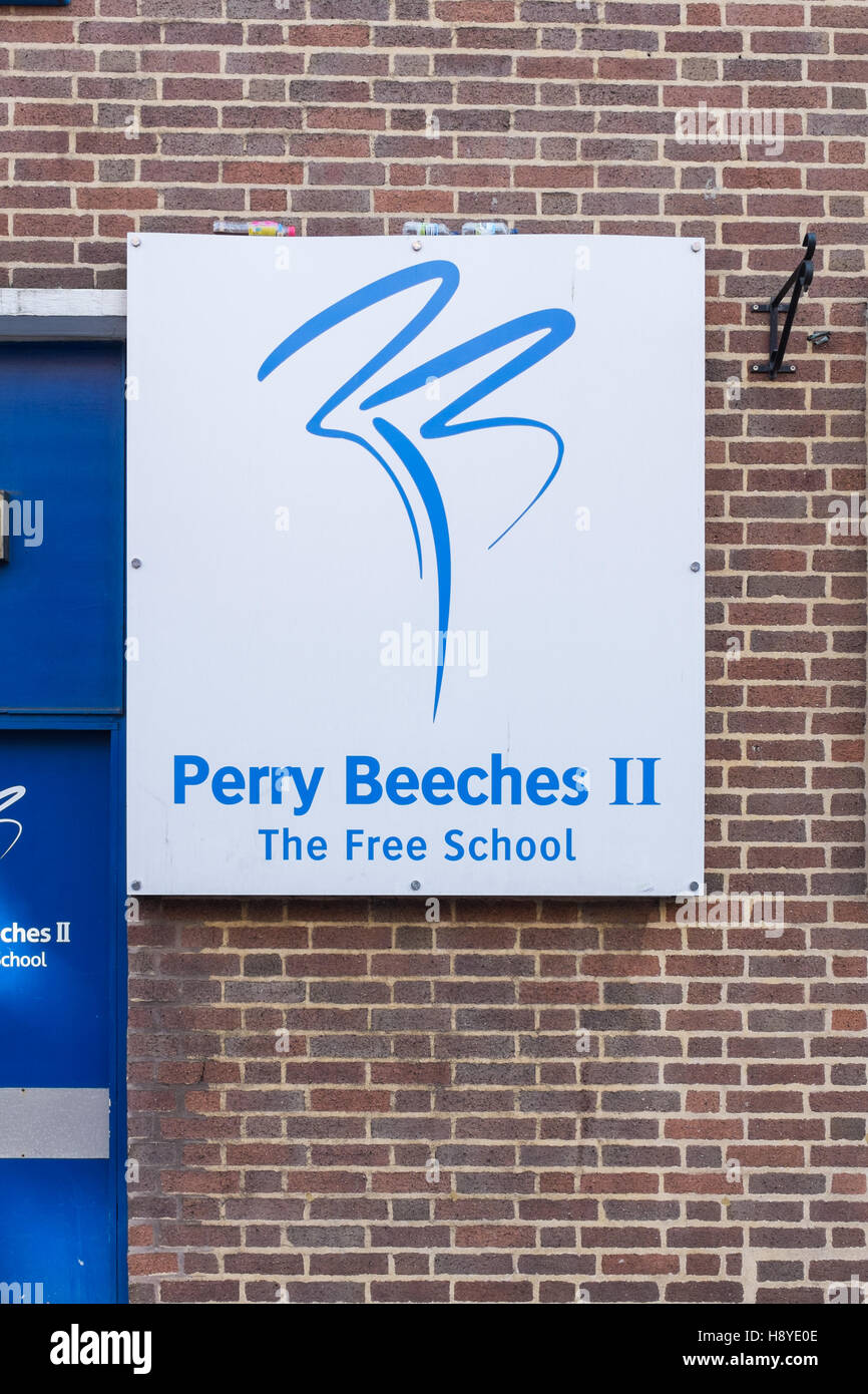 Perry Beeches 2 free school in Newhall Street, Birmingham Stock Photo
