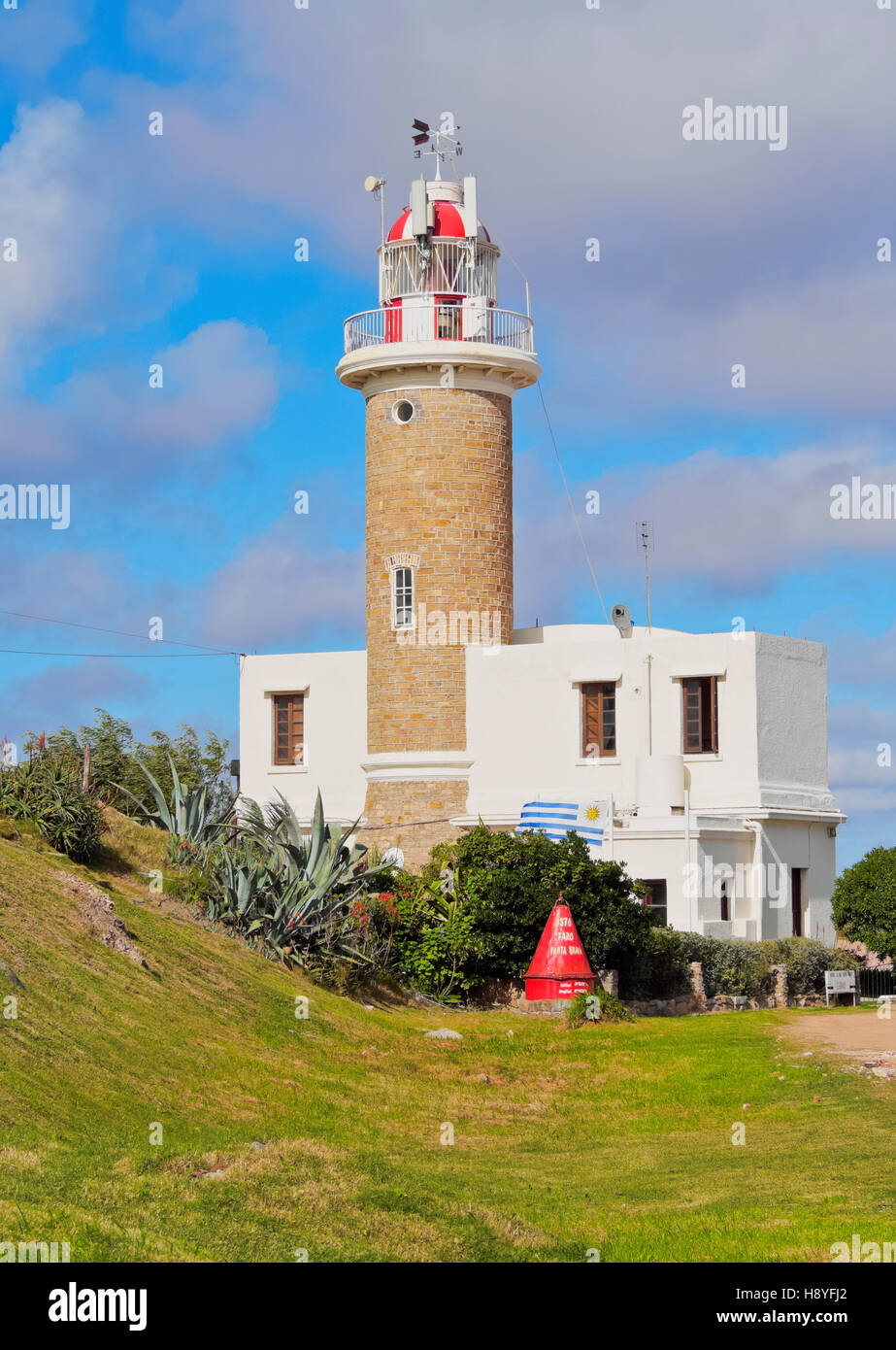 Uruguay, Montevideo, View of the Punta Brava Lighthouse. Stock Photo