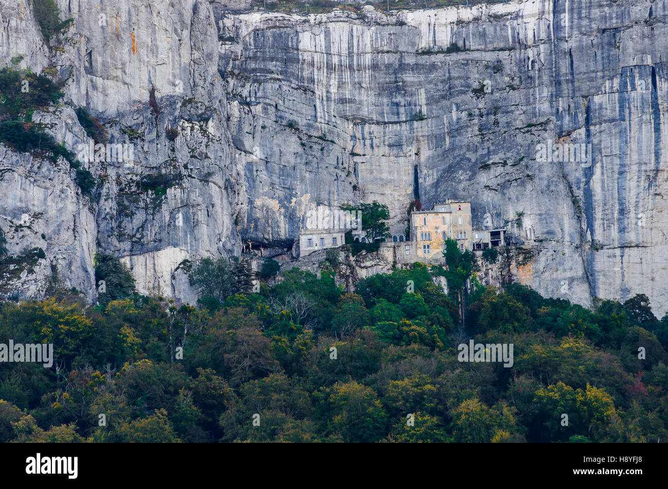 monastery de la st baume Massif de la Sainte Baume, var france 83 Stock