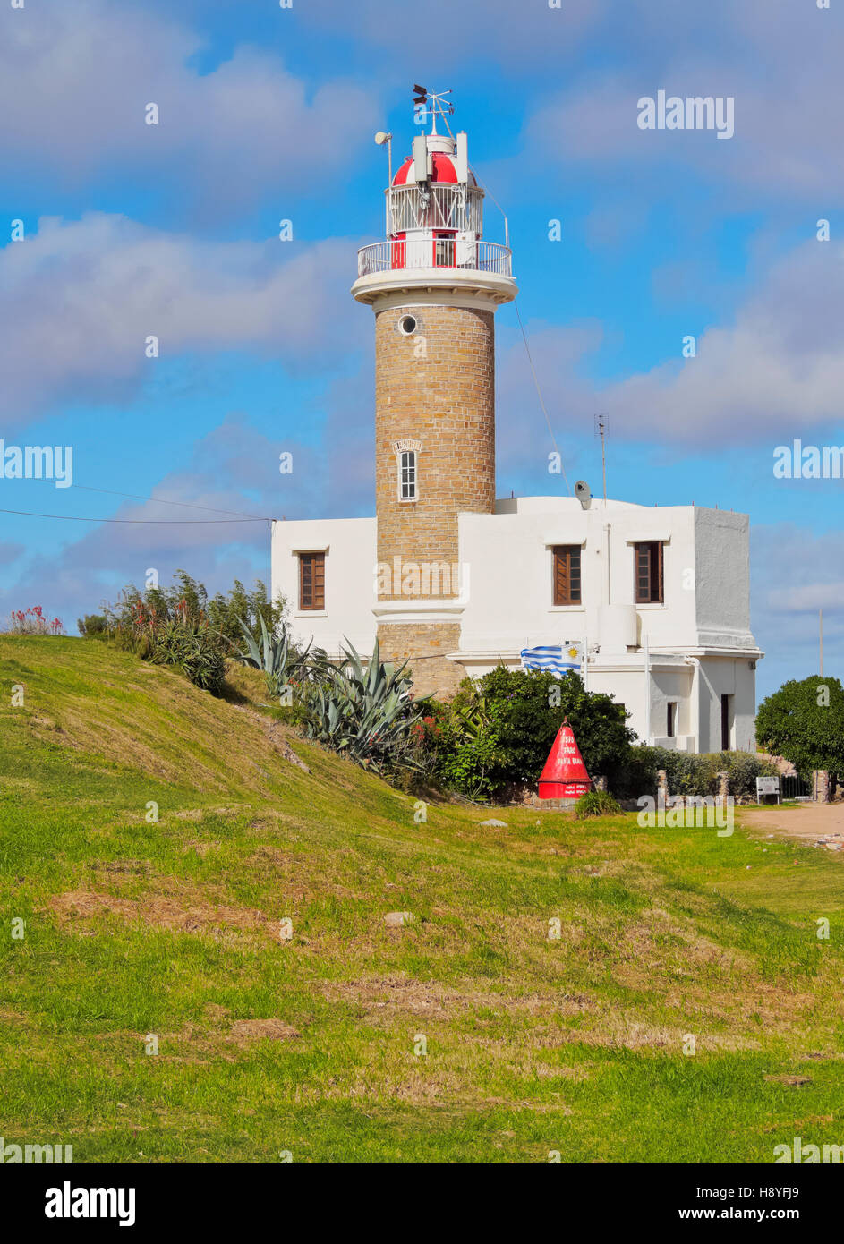 Uruguay, Montevideo, View of the Punta Brava Lighthouse. Stock Photo