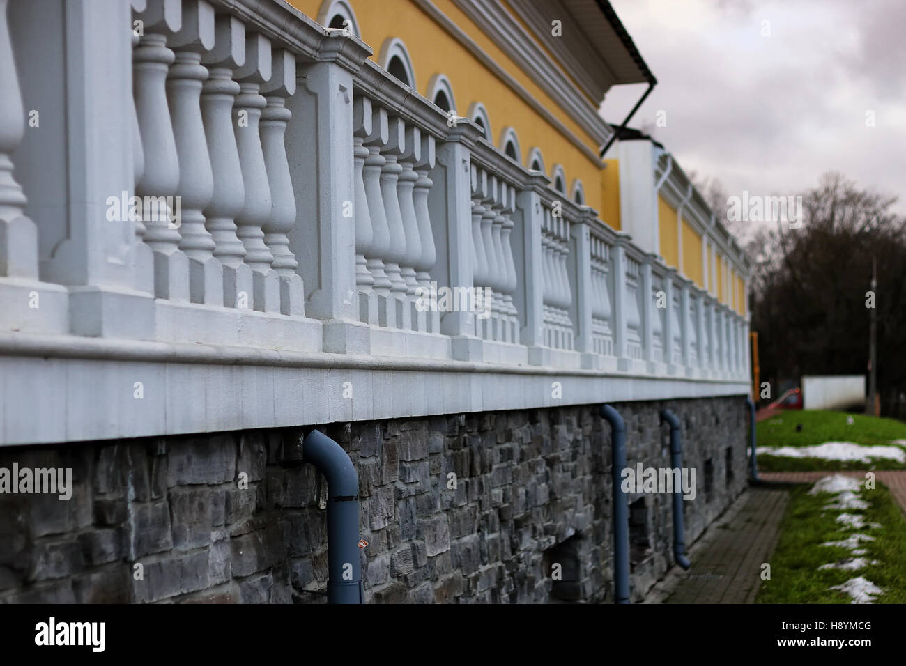 architecture railing retro Stock Photo - Alamy