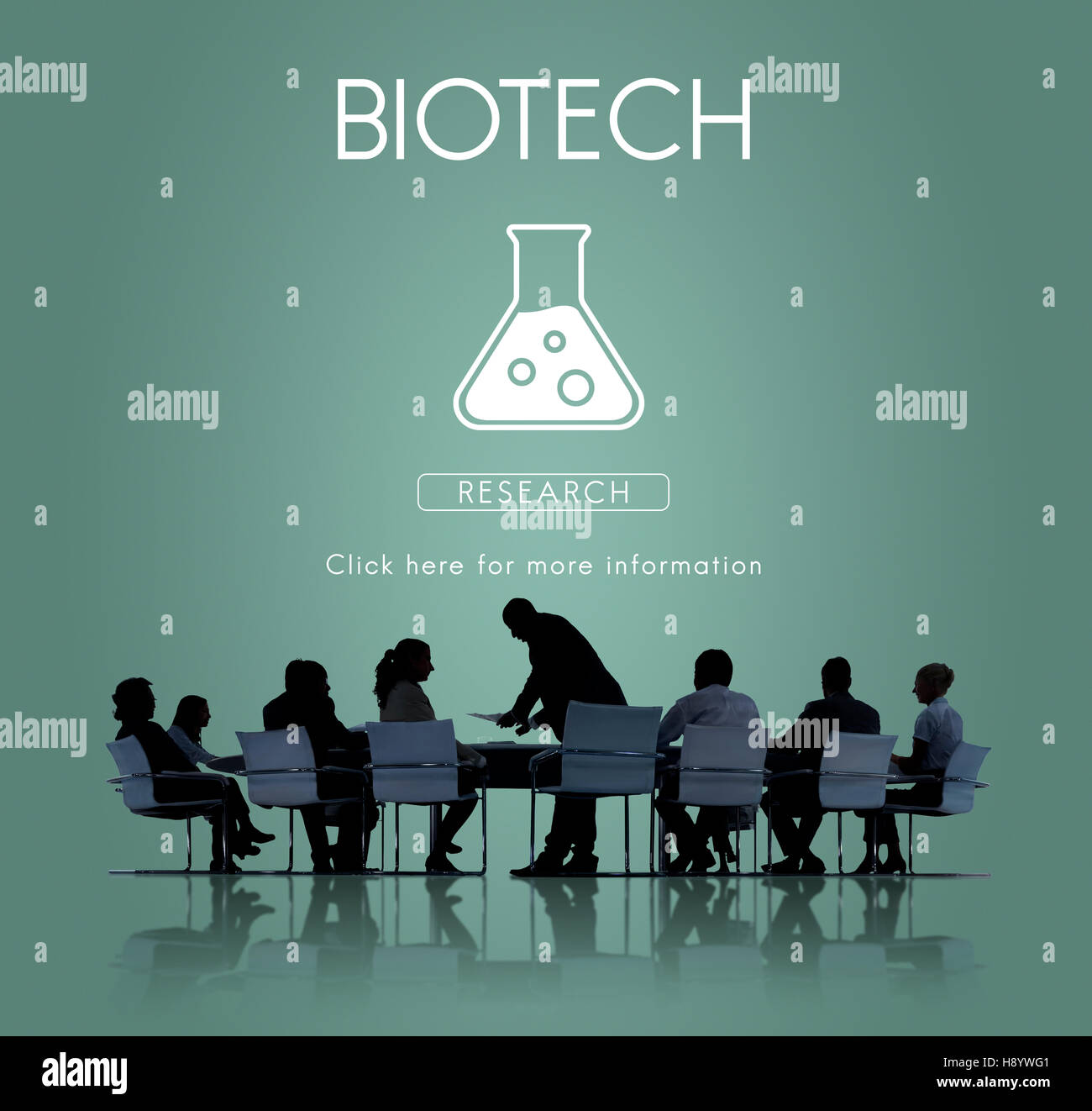 Scientific Biochemistry Genetics Engineering Concept Stock Photo