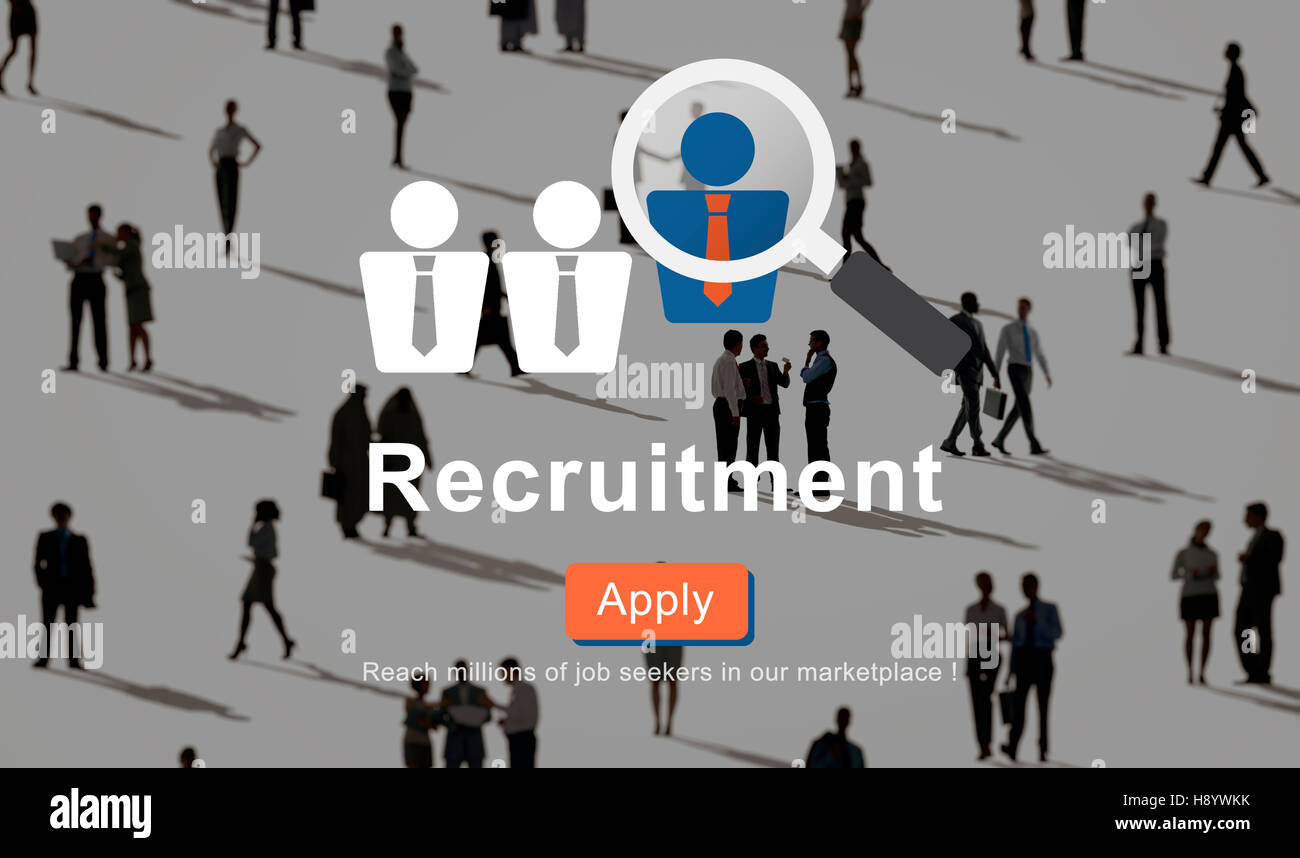 Recruitment Apply Homepage Human Resources Concept Stock Photo Alamy