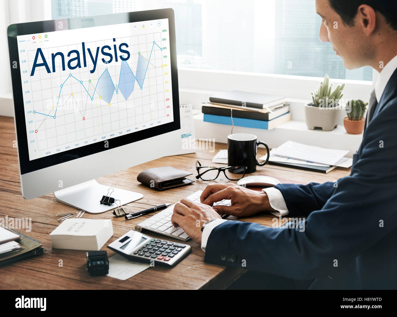 Report Analysis Progress Chart Concept Stock Photo - Alamy