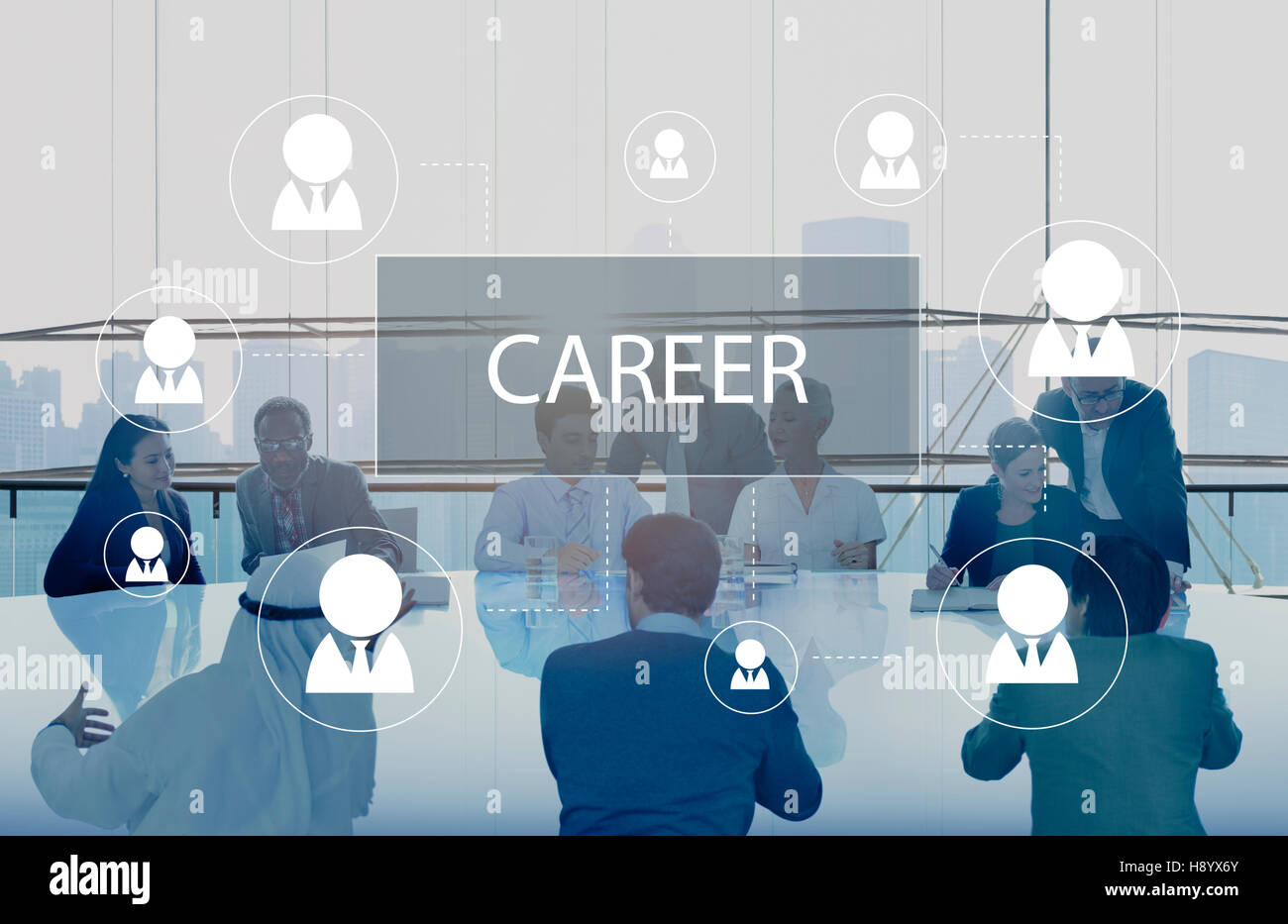 Recruitment Hiring Career job Emplyment Concept Stock Photo