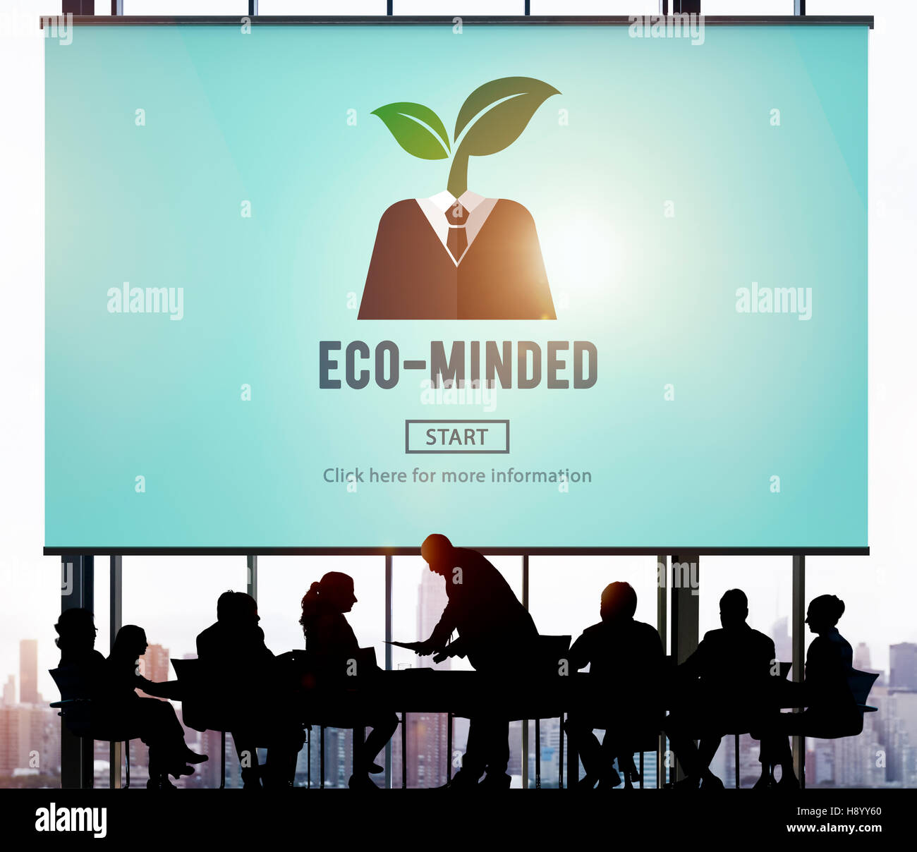 Eco-Minded Energy Environmental Sustainable Concept Stock Photo