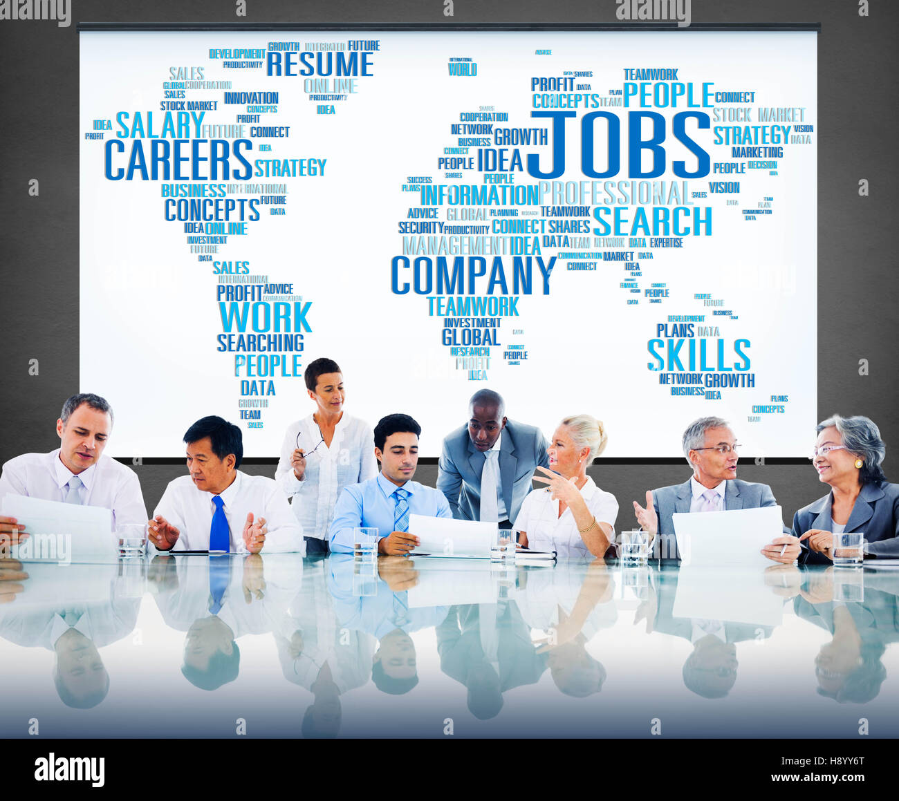 Jobs Occupation Careers Recruitment Employment Concept Stock Photo