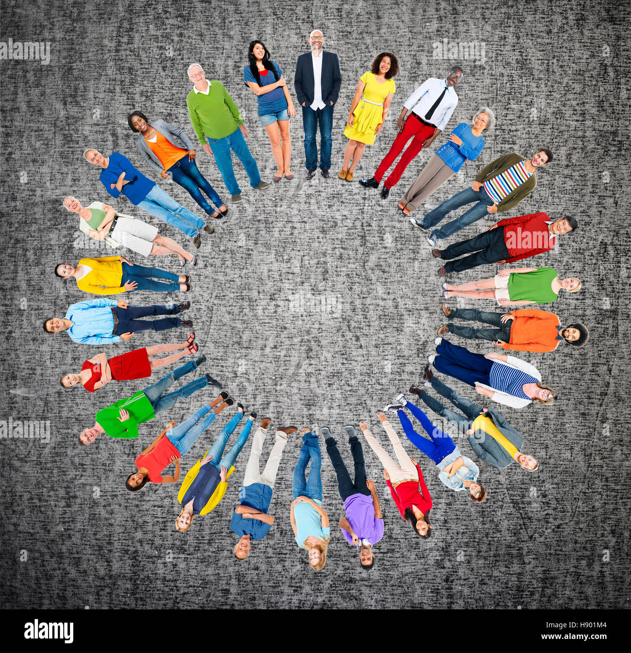 Diverse People Happiness Friendship Cheerful Togetherness Concept Stock ...