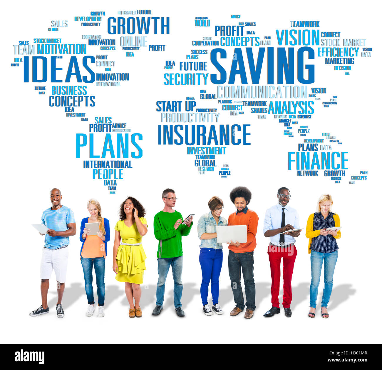 Saving Finance Global Finance World Economy Concept Stock Photo
