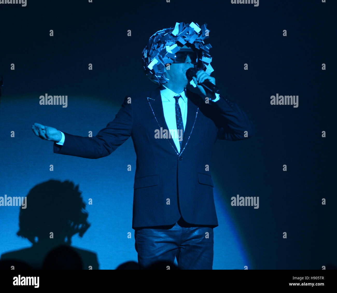 Miami Beach, FL, USA. 16th Nov, 2016. Pet Shop Boys perform at the Fillmore on November 16, 2016 in Miami Beach, Florida. Credit:  Mpi04/Media Punch/Alamy Live News Stock Photo