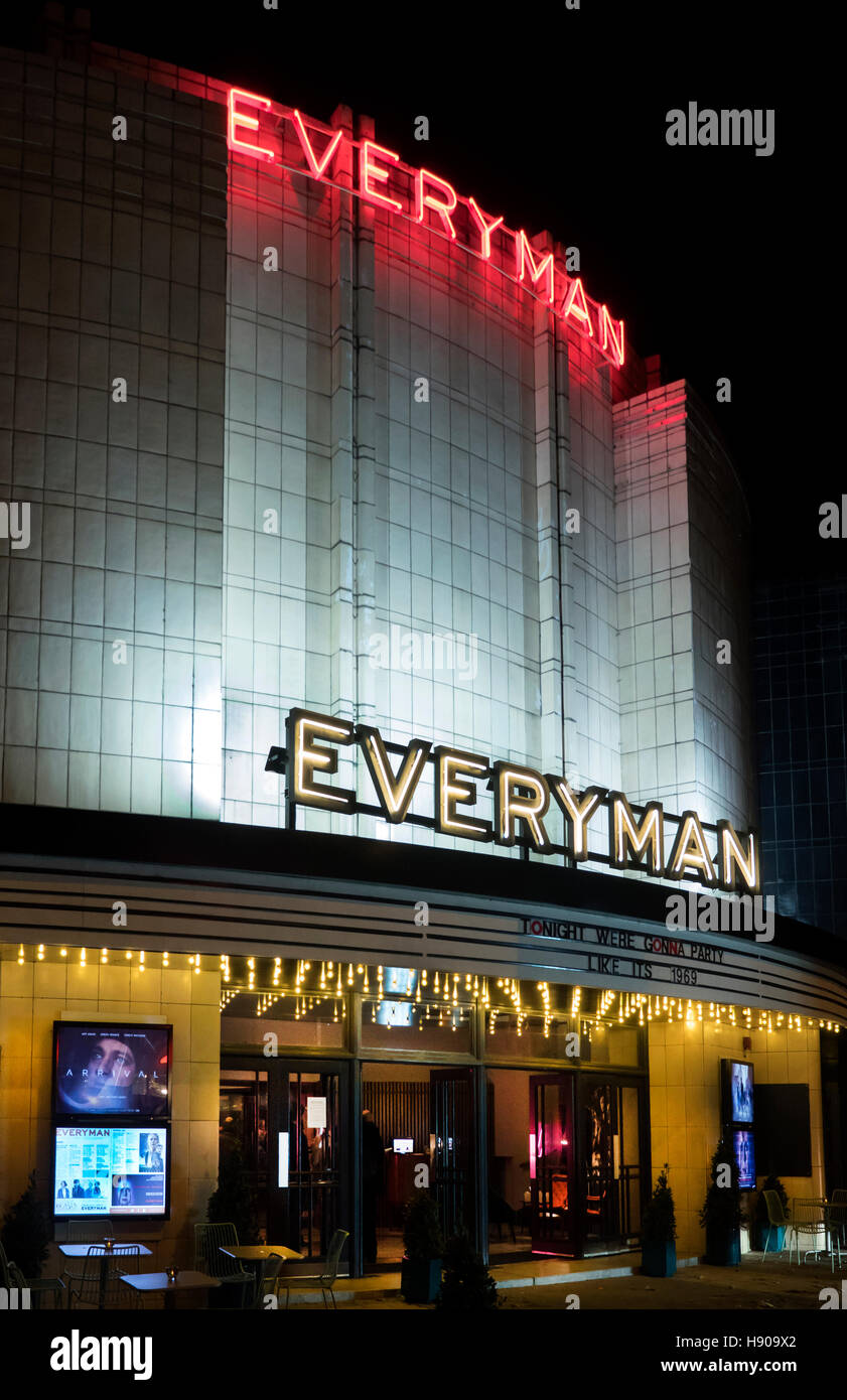 London, UK. 17th Nov, 2016. Reopening of the Everyman Cinema Muswell Hill London UK on the evening of 17th November 2016 Credit:  Martyn Goddard/Alamy Live News Stock Photo