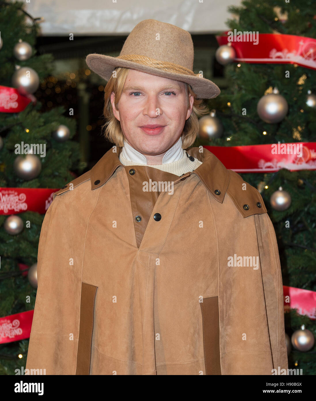 London, UK. 17th November 2016. Henry Conway arrives for the VIP Preview of Winter Wonderland at Hyde Park on November 17, 2016 in London, UK Credit:  Gary Mitchell/Alamy Live News Stock Photo
