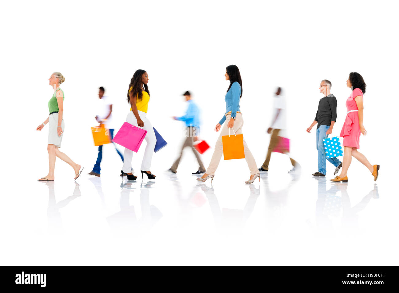 Shopping Purchase Retail Customer Consumer Sale Concept Stock Photo