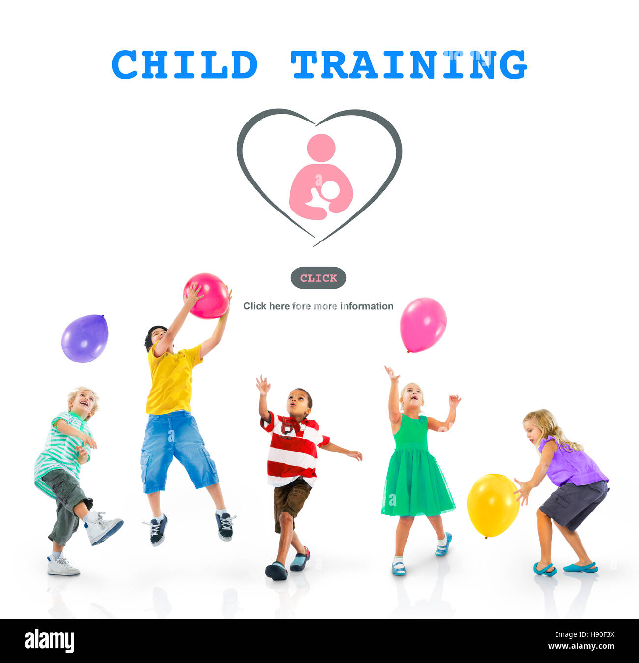 Child Training Comfort Affection Nursery Concept Stock Photo