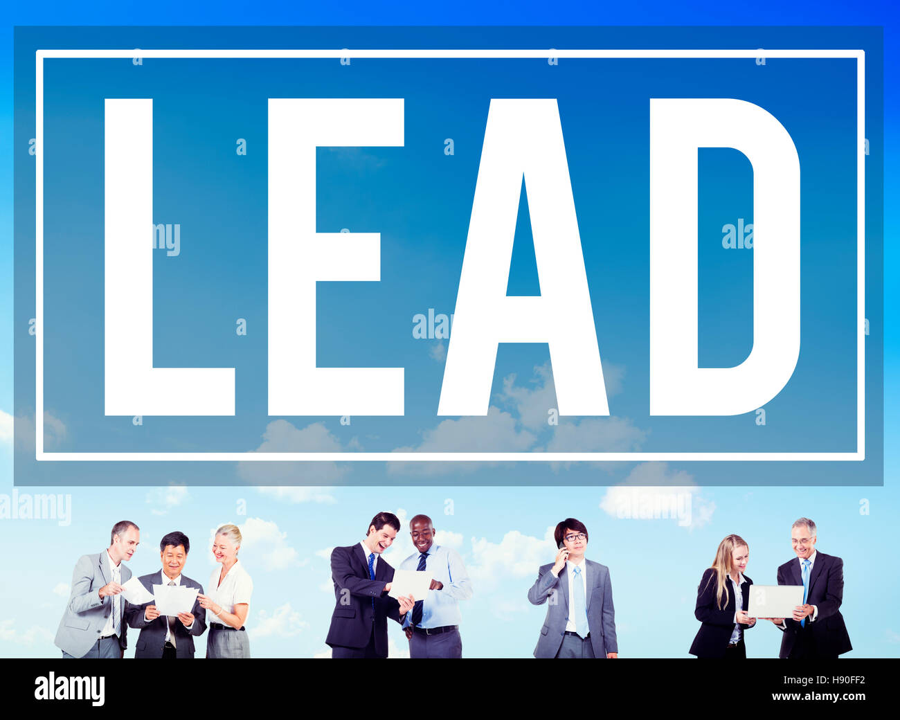 Lead Leadership Director Coach Boss Concept Stock Photo - Alamy
