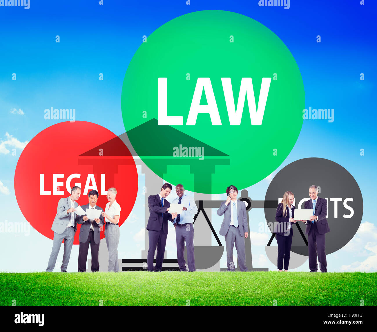 Law Legal Rights Judge Judgement Punishment Judicial Concept Stock Photo