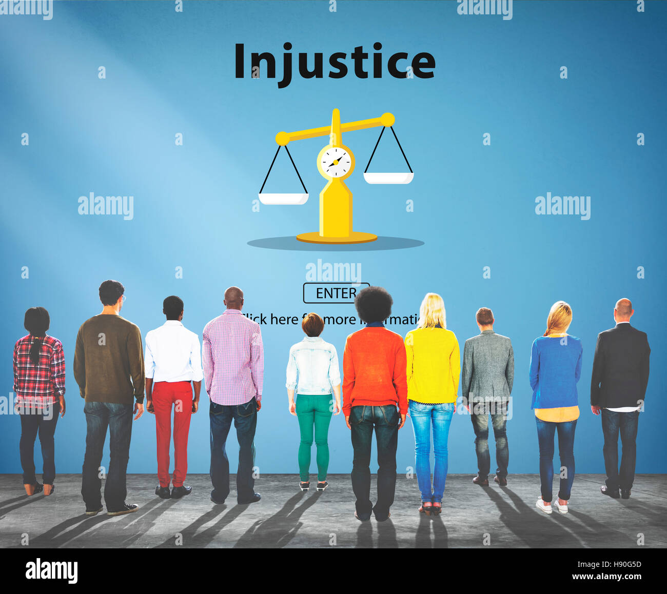 Injust Injustice Inequity Conflict Rebellion Antagonism Concept Stock Photo ...