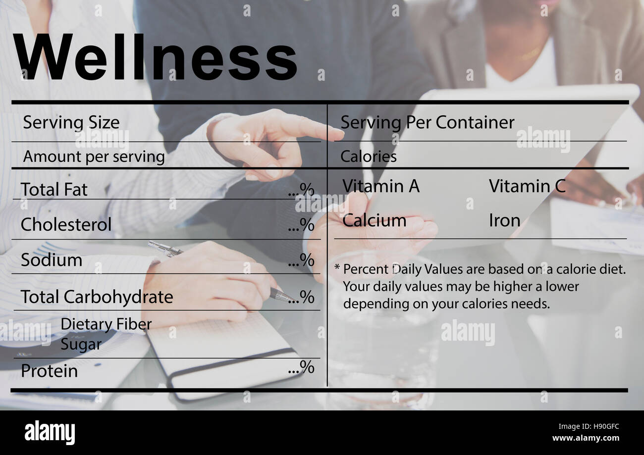 Healthcare Ingredients Welness Welbeing Nutrition Concept Stock Photo
