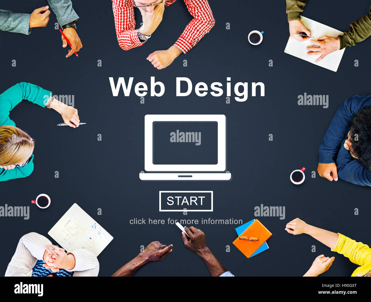 Web Design Homepage Internet layout Software Concept Stock Photo - Alamy