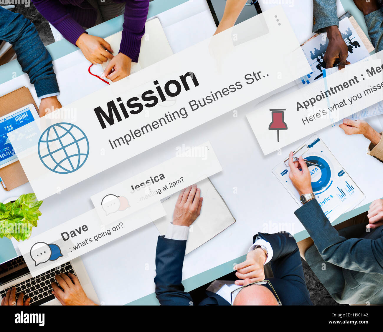 Mission Motivation Objective Plan Aspiration Concept Stock Photo Alamy