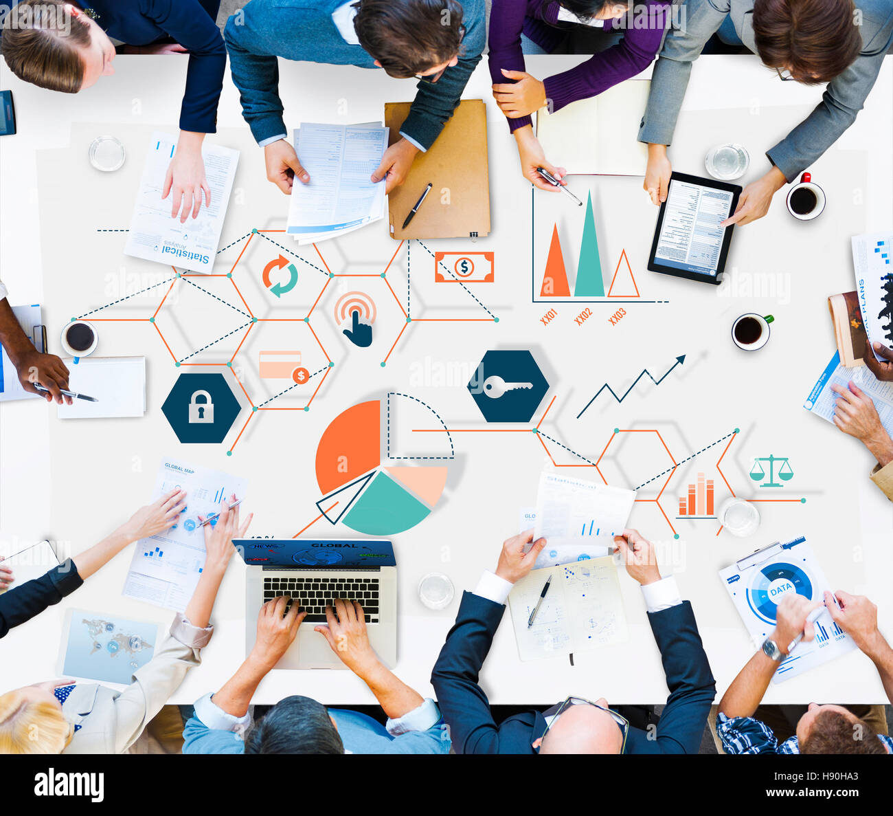 Business Team Meeting Brainstorming Planning Concept Stock Photo - Alamy