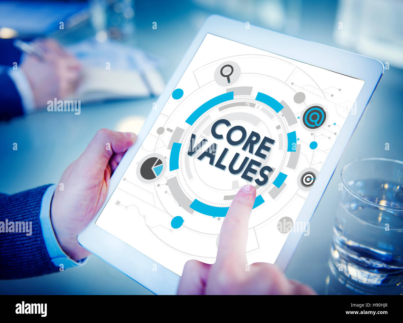 Core Values Principles Ideology Moral Purpose Concept Stock Photo