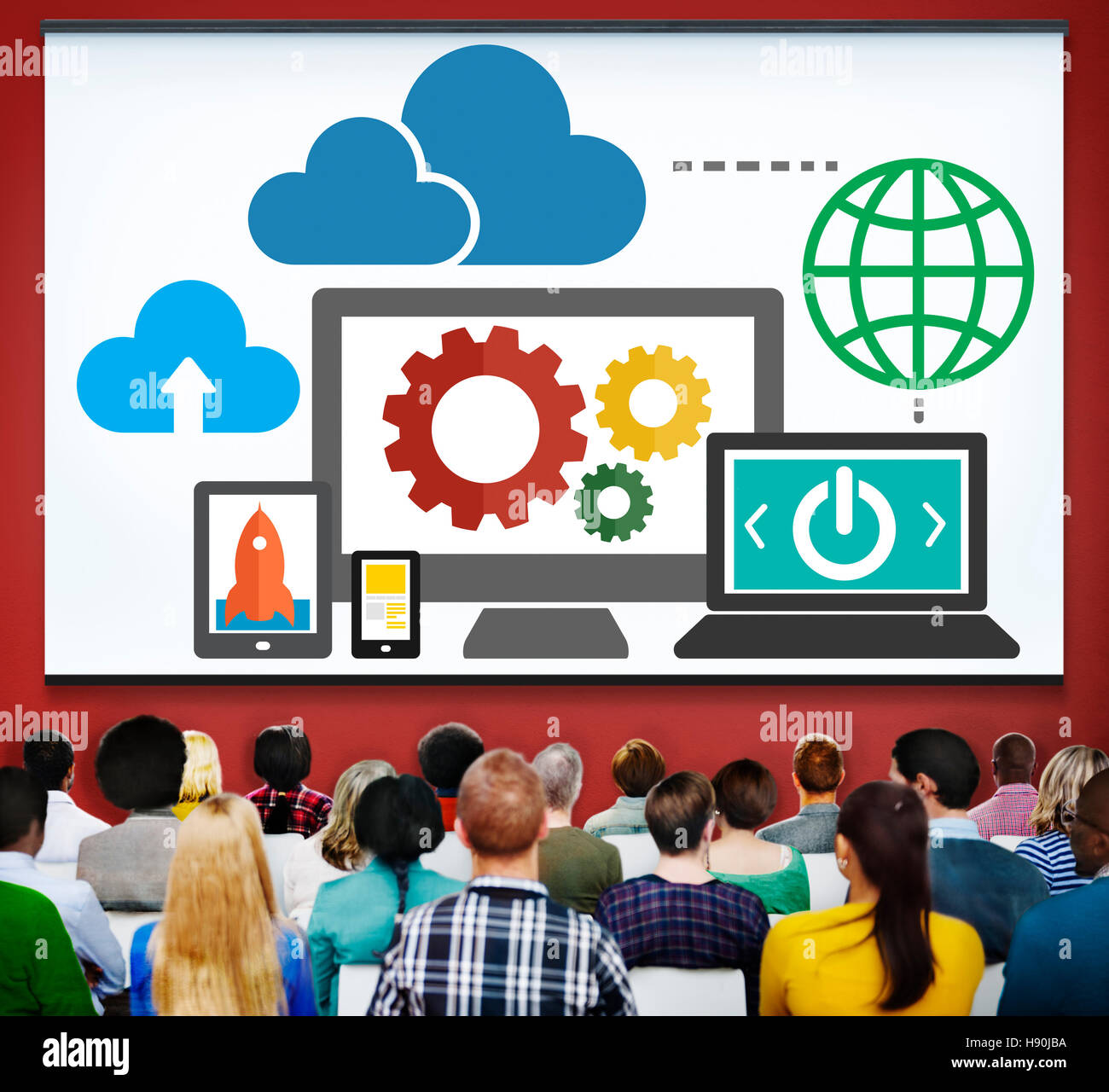 Cloud Computing Network Online Internet Storage Concept Stock Photo - Alamy