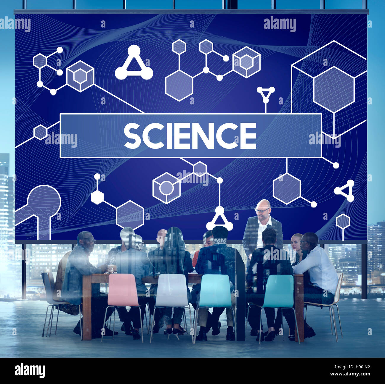 Science Stem Cell Technology Atom Dna Concept Stock Photo