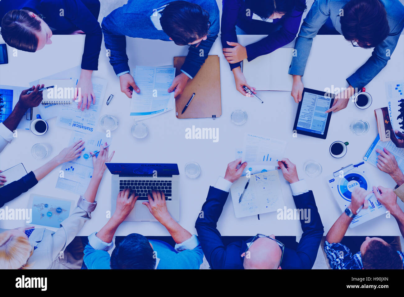 Diverse Business People Meeting Brainstorming Concept Stock Photo - Alamy