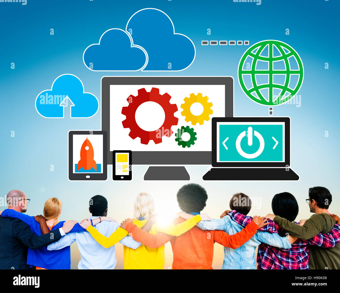 Cloud Data Storage Database Online Technology Concept Stock Photo - Alamy