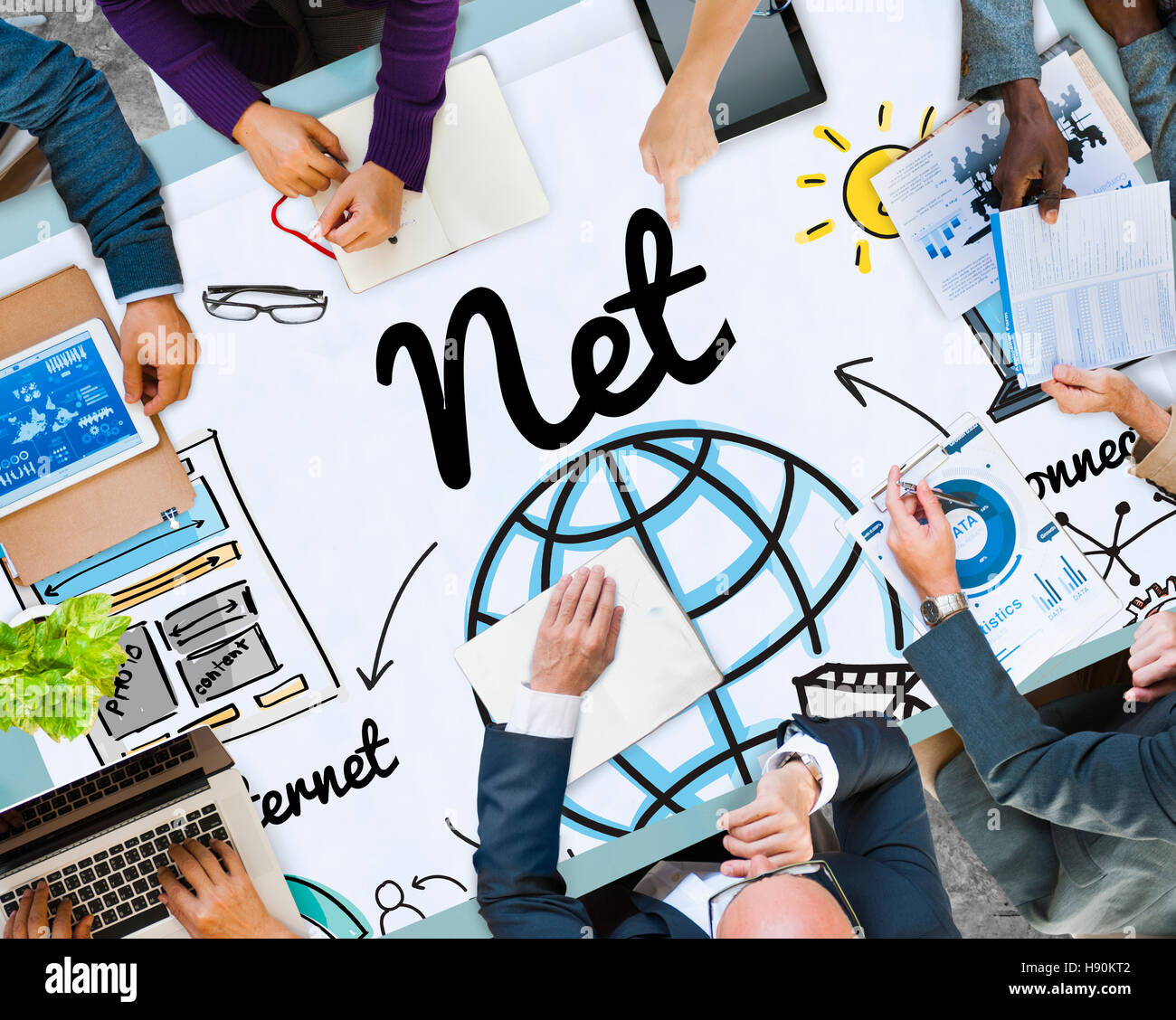 Business Team Meeting Brainstorming Planning Concept Stock Photo - Alamy