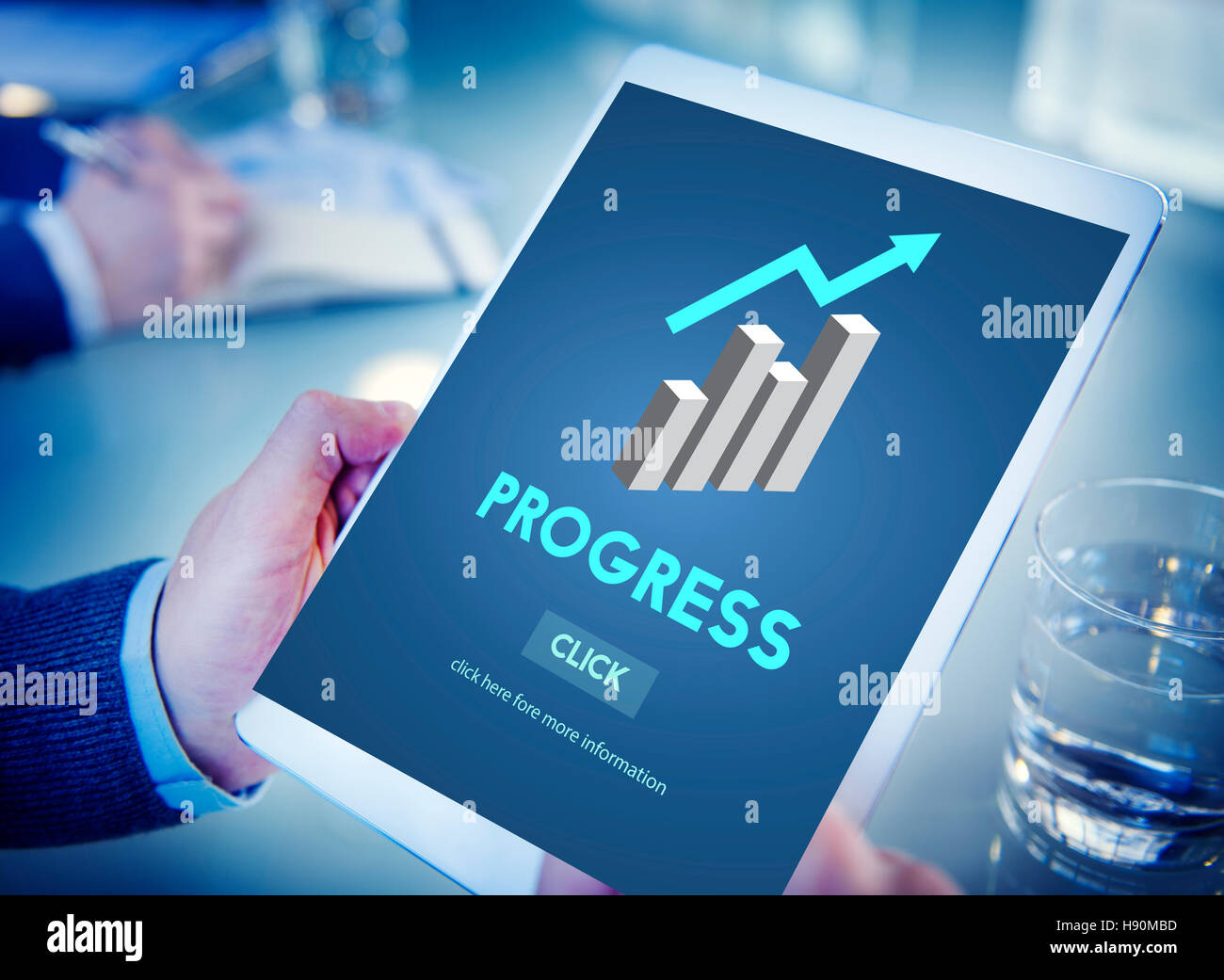 Progress Advance Growth Improvement Better Concept Stock Photo - Alamy