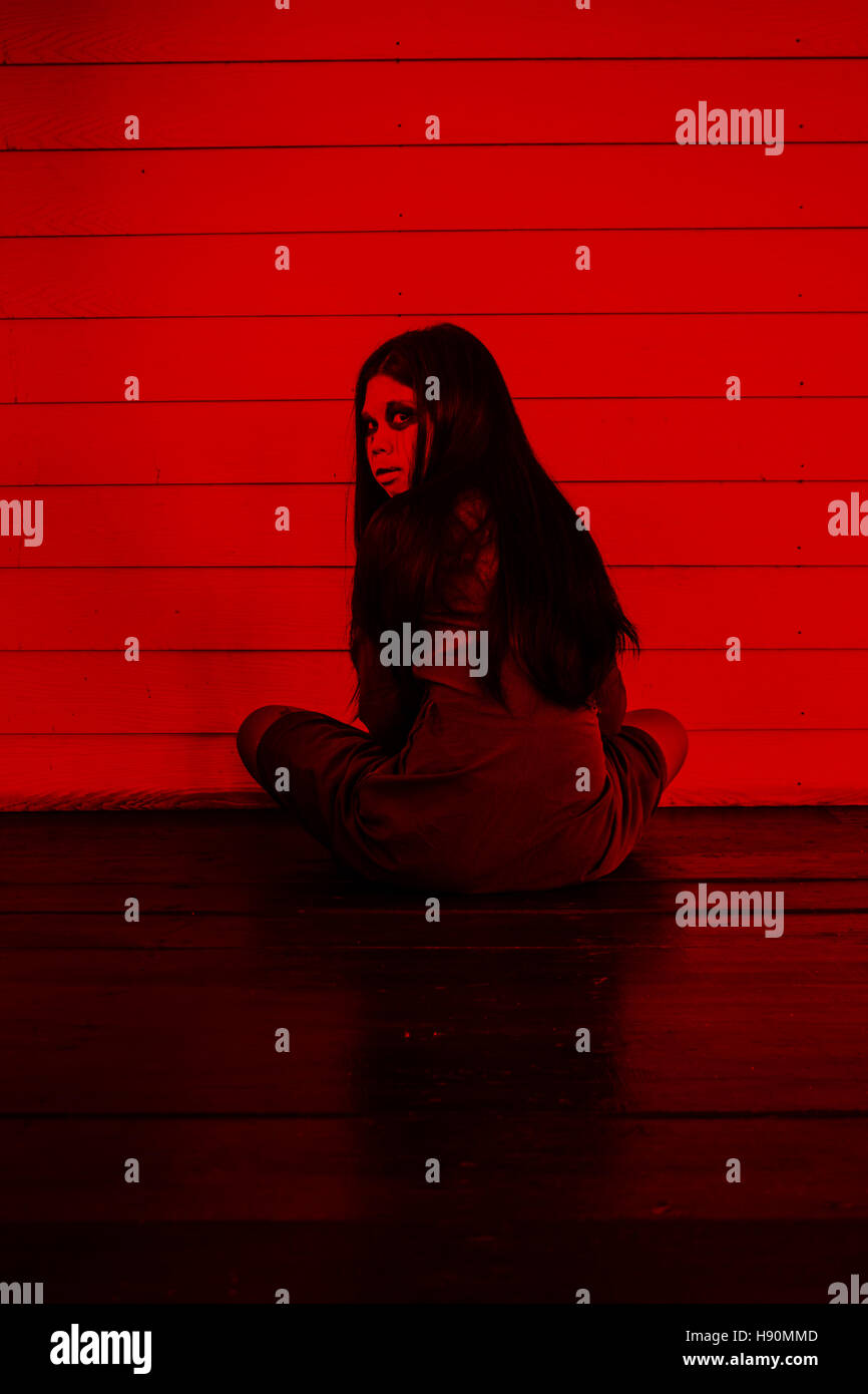 Ghost,Scary background for halloween concept and book cover ideas Stock