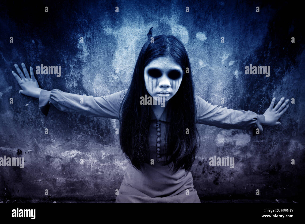 Ghost girl,Horror background for halloween concept and book cover ideas  Stock Photo - Alamy