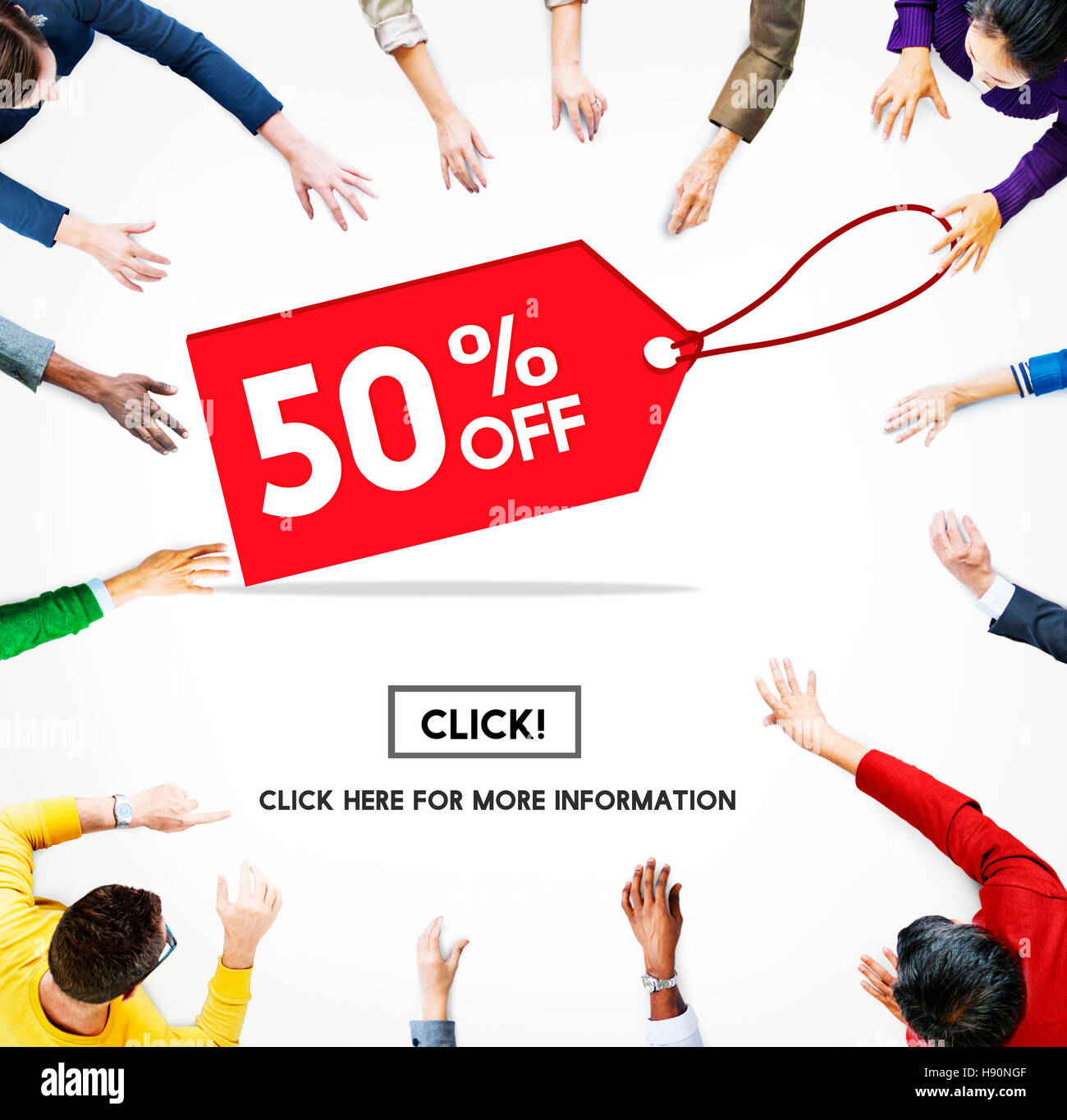 Discount Online Shopping Commercial Click Concept Stock Photo Alamy