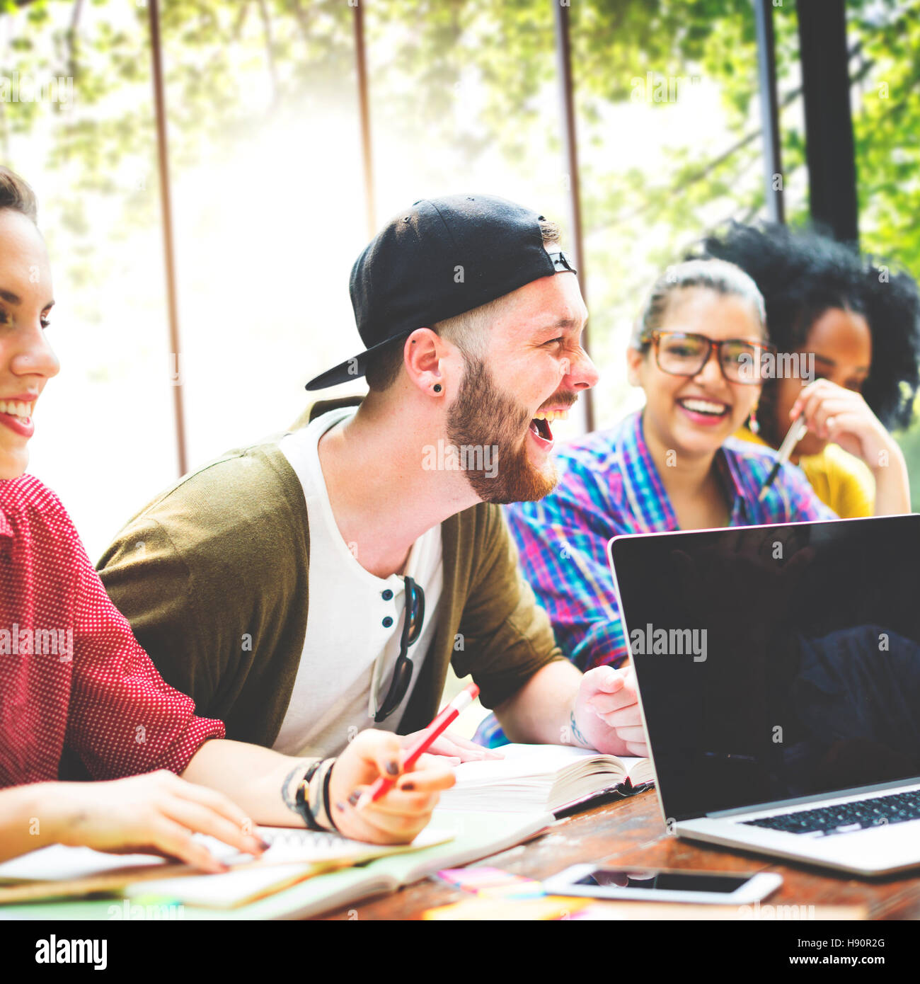 Diversity Friends Brainstorming Teamwork Meeting Concept Stock Photo ...
