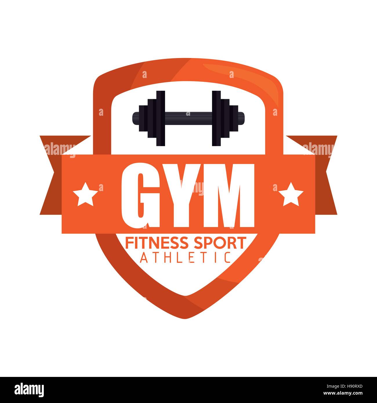 gym fitness sport athletic barbell banner vector illustration eps 10 ...