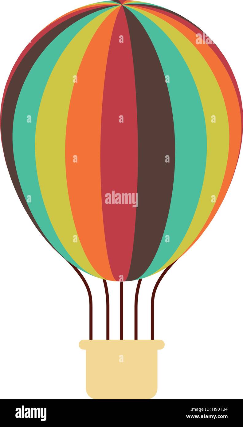 balloon air hot travel vector illustration design Stock Vector Image ...